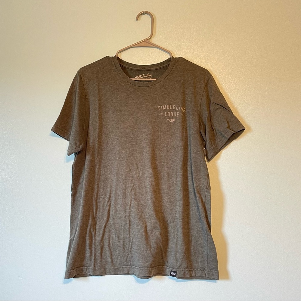 Men’s Green Timberline Lodge Mount Hood Oregon Graphic Tee